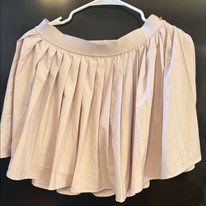 lululemon athletica Pale Blush Pleated Skater Skirt